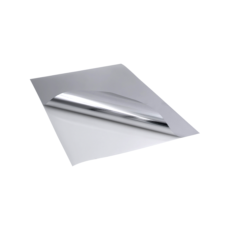 Kirkas hopea PP etikettimateriaali