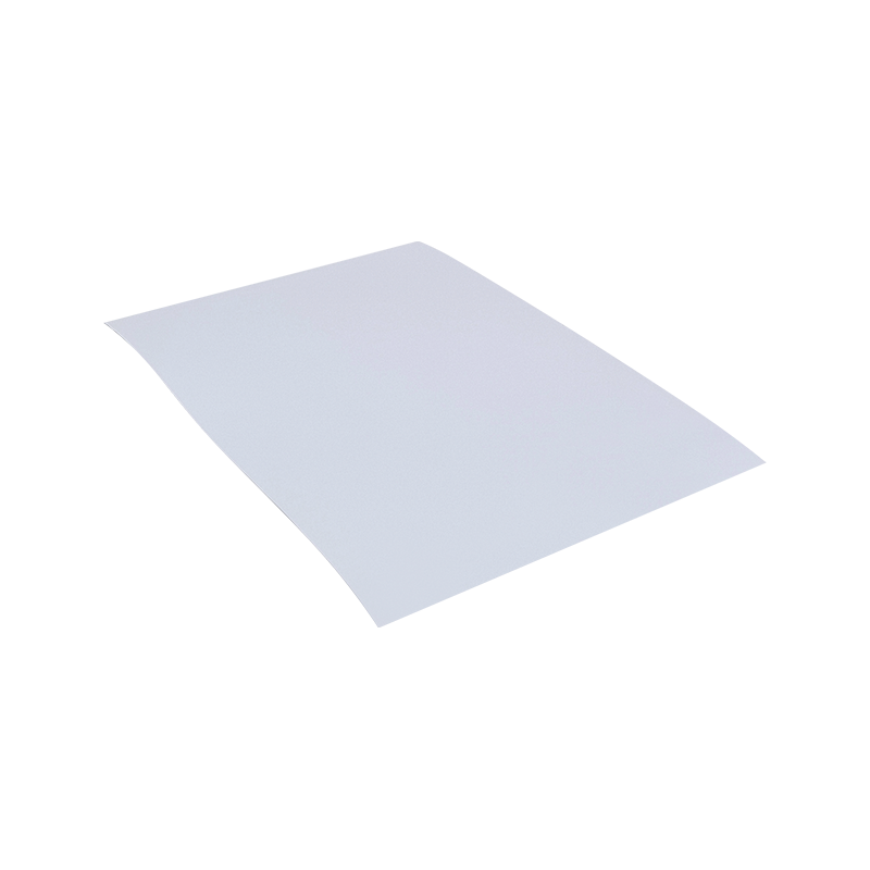 25um kirkkaan valkoinen aluminoitu PET-kalvo rengasliimapaperitarra 