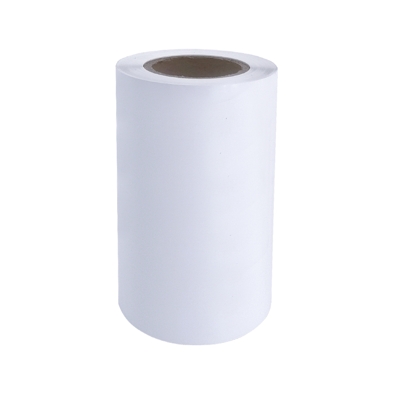 25um kirkkaan valkoinen aluminoitu PET-kalvo rengasliimapaperitarra 