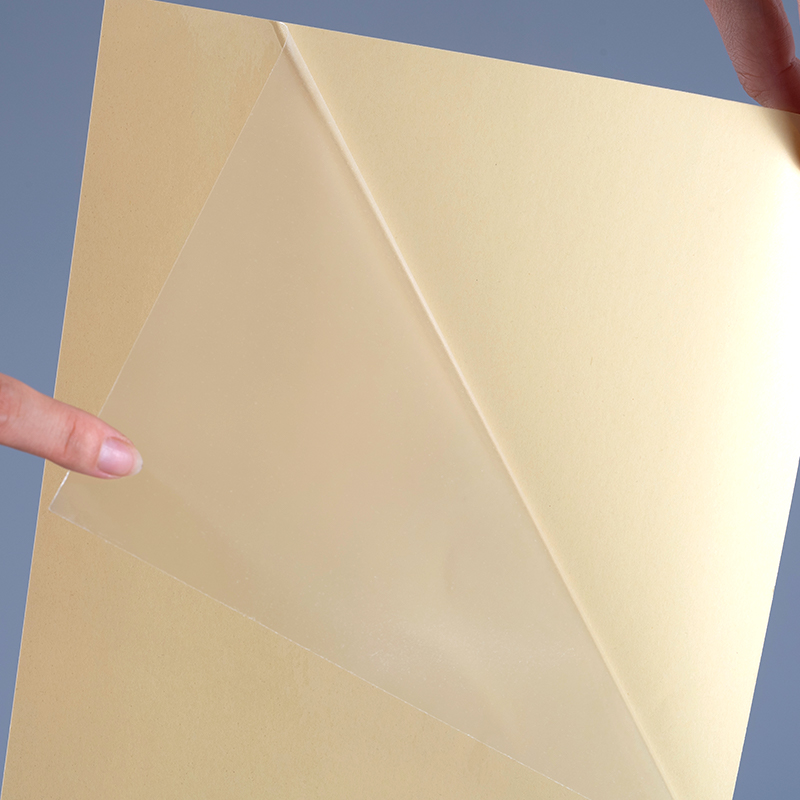 50mic läpinäkyvä itseliimautuva polyesterikalvo vinyyli tarratulostus tarra Jumbo Roll