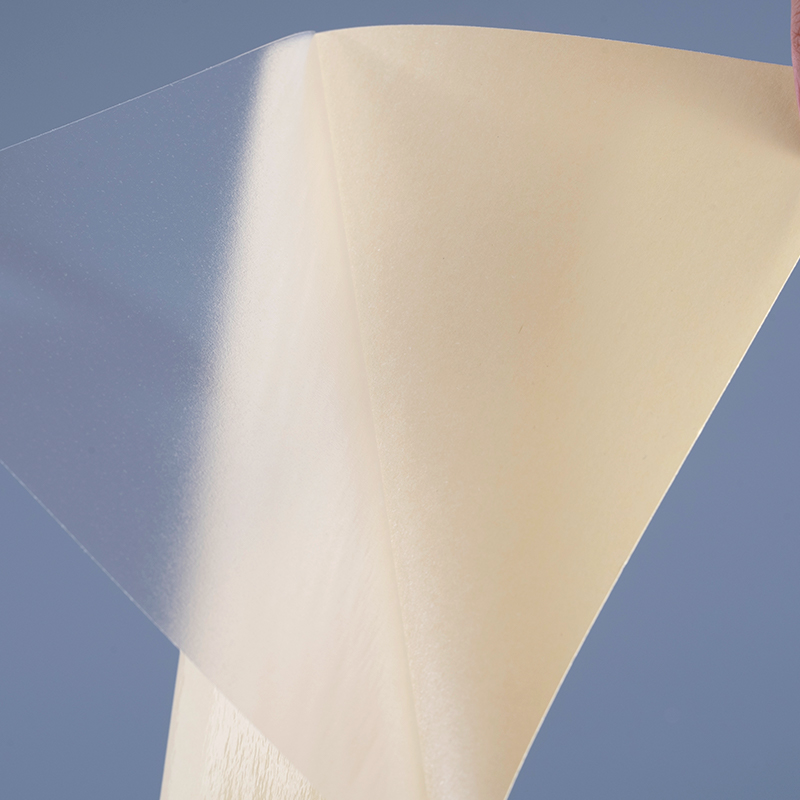 50mic läpinäkyvä itseliimautuva polyesterikalvo vinyyli tarratulostus tarra Jumbo Roll