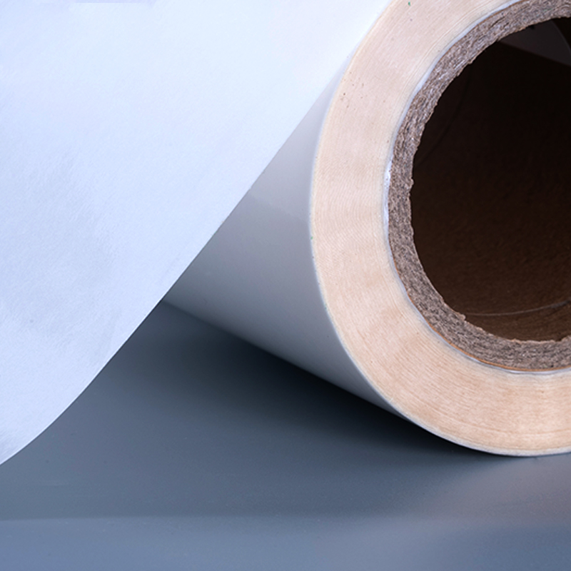 50mic läpinäkyvä itseliimautuva polyesterikalvo vinyyli tarratulostus tarra Jumbo Roll