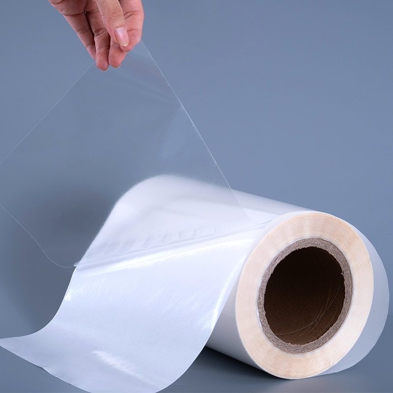 50mic läpinäkyvä itseliimautuva polyesterikalvo vinyyli tarratulostus tarra Jumbo Roll