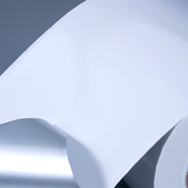 25 mic kiiltävä valkoinen alumiinisoitu polyesterikalvo itseliimautuva tarra vesipohjaisella akryyliliimalla mustesuihkutulostukseen