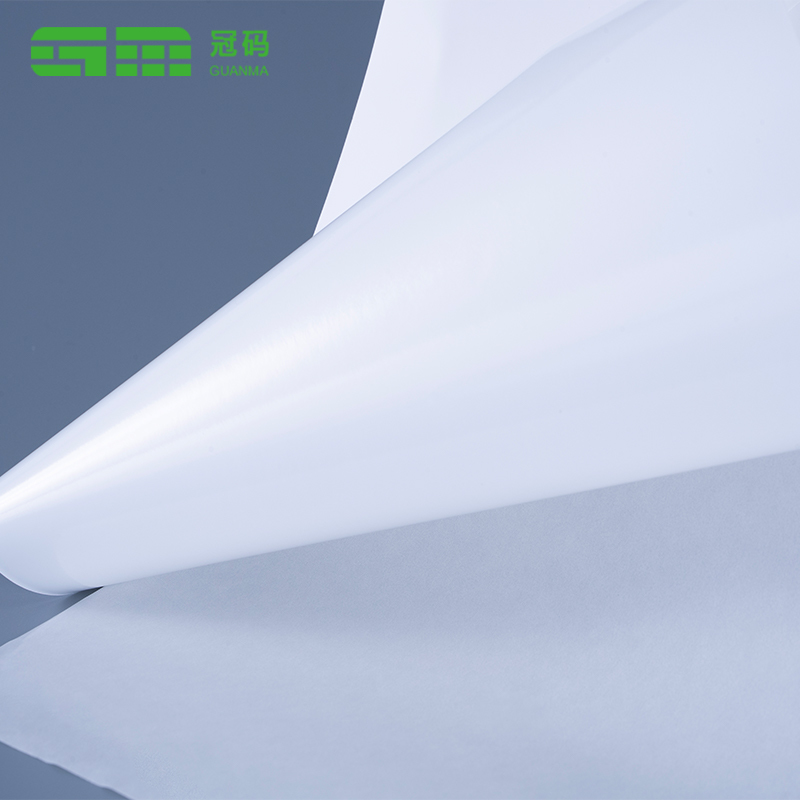 75mic Frozen PP Synteettinen paperitarrarulla Frozen Adhesive -aineella