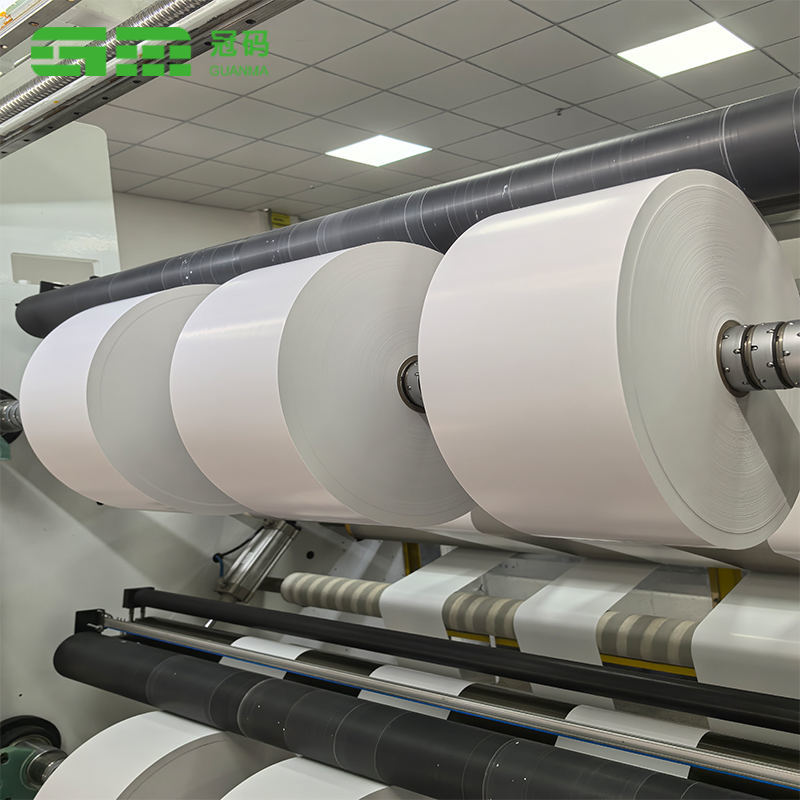 Matt Valkoinen synteettinen Pp-paperi pakastetarra elintarvikepakkaustarra